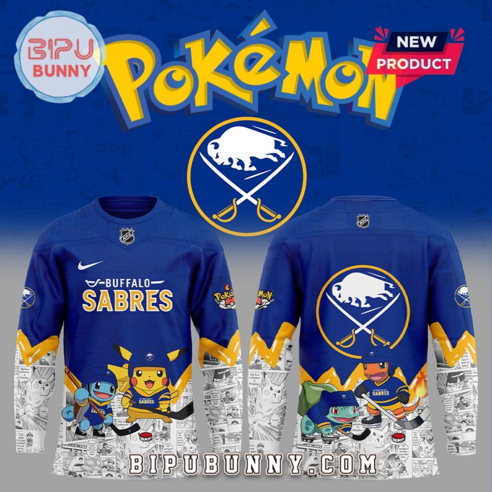 Buffalo Sabres X Pokémon Hockey Jersey