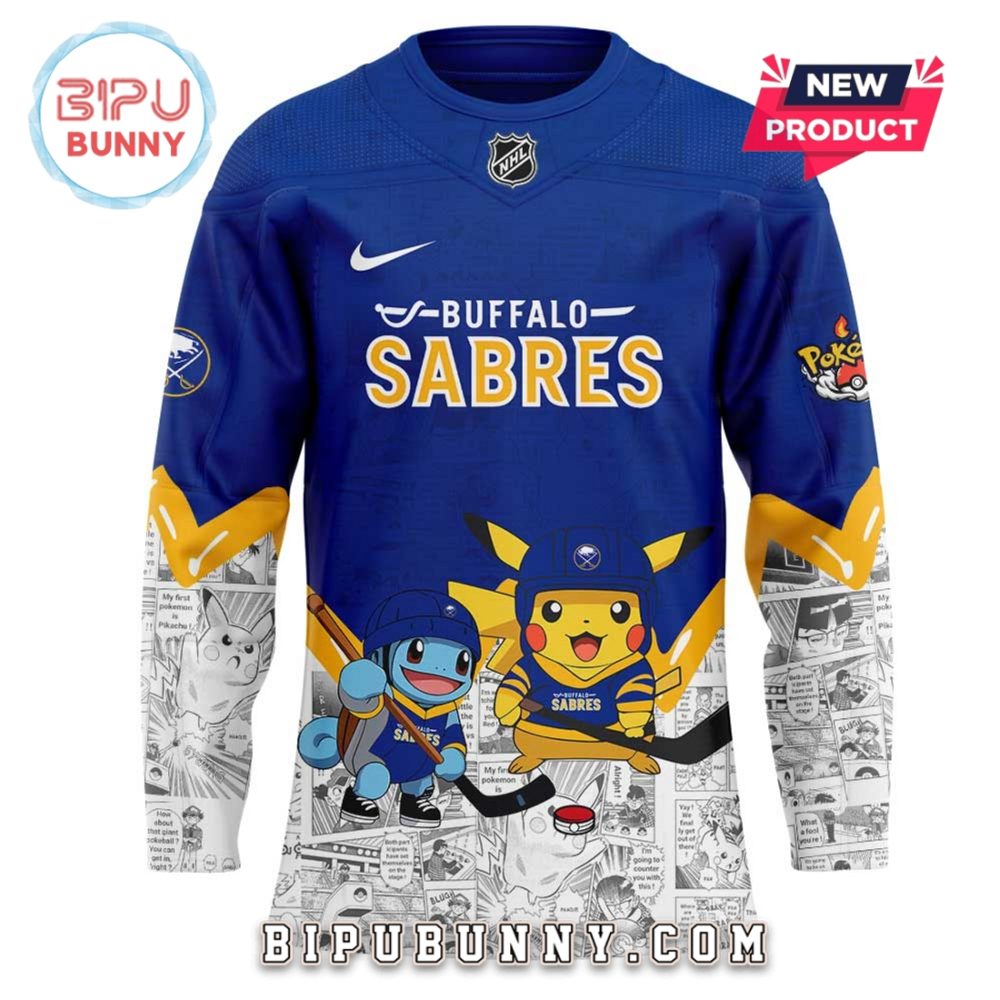 Buffalo Sabres X Pokémon Hockey Jersey