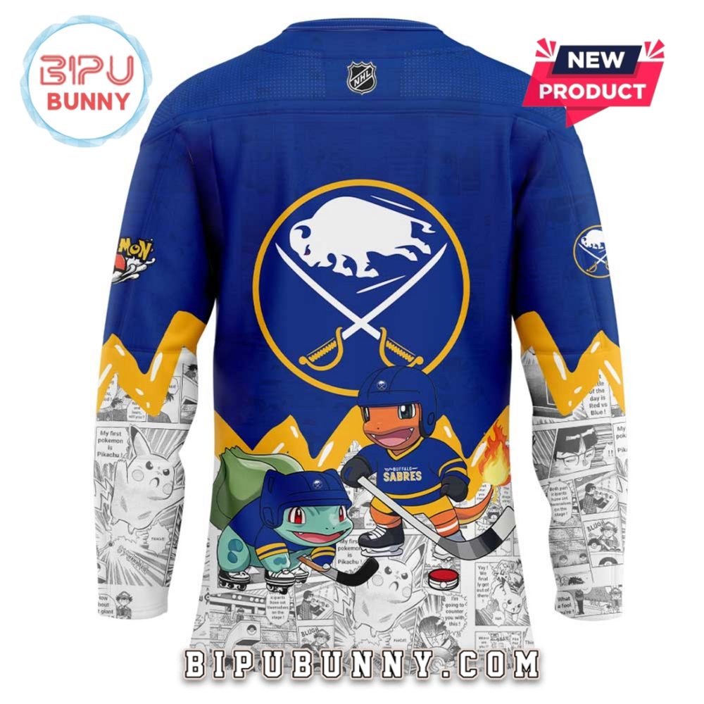 Buffalo Sabres X Pokémon Hockey Jersey