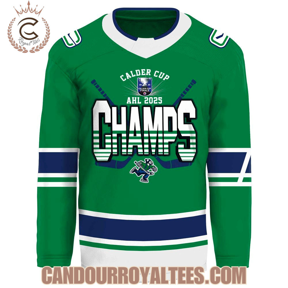 Calder Cup 2025 Champions Abbotsford Canucks Hockey Jersey