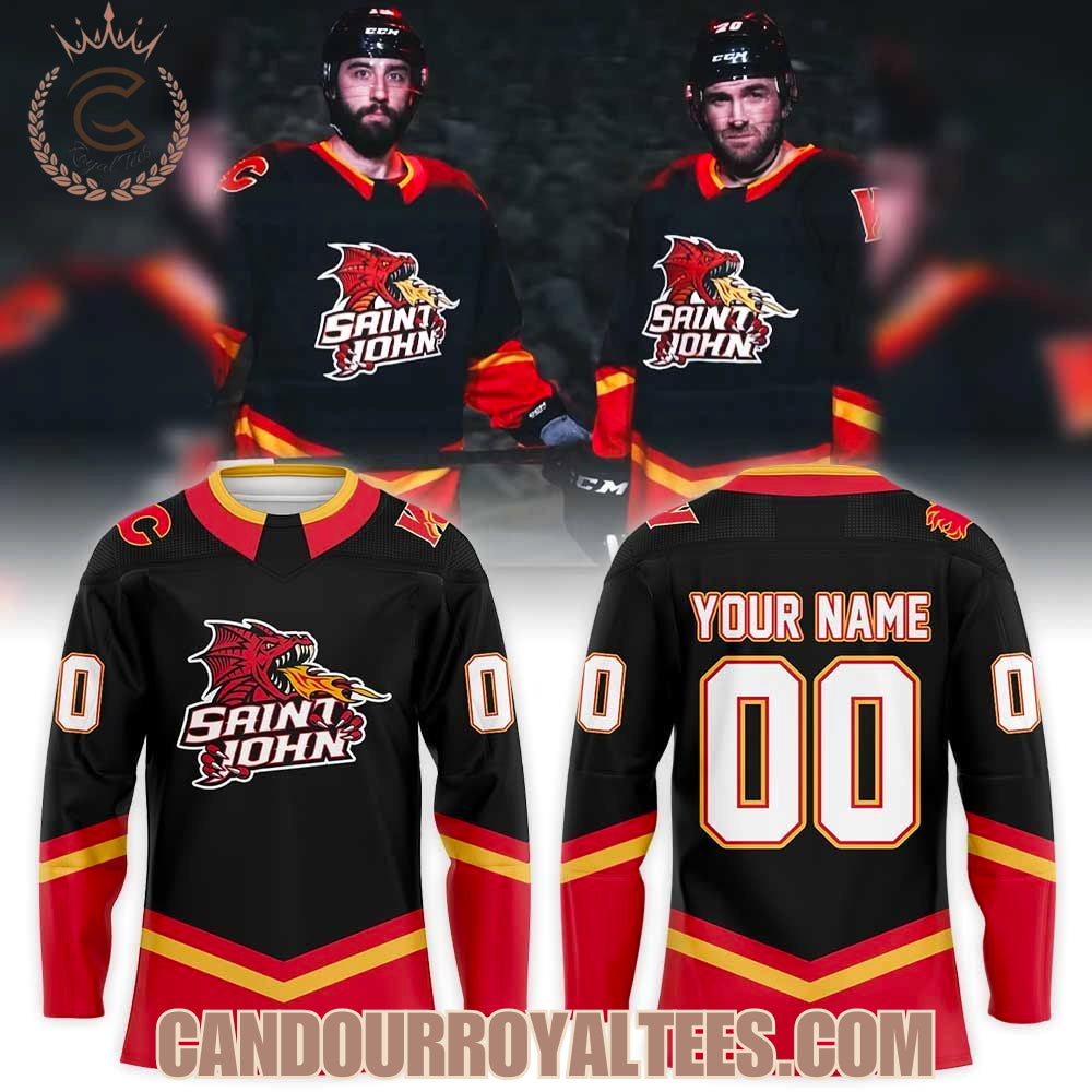 Calgary Wranglers 25Th Anniversary Uniform Hockey Jersey