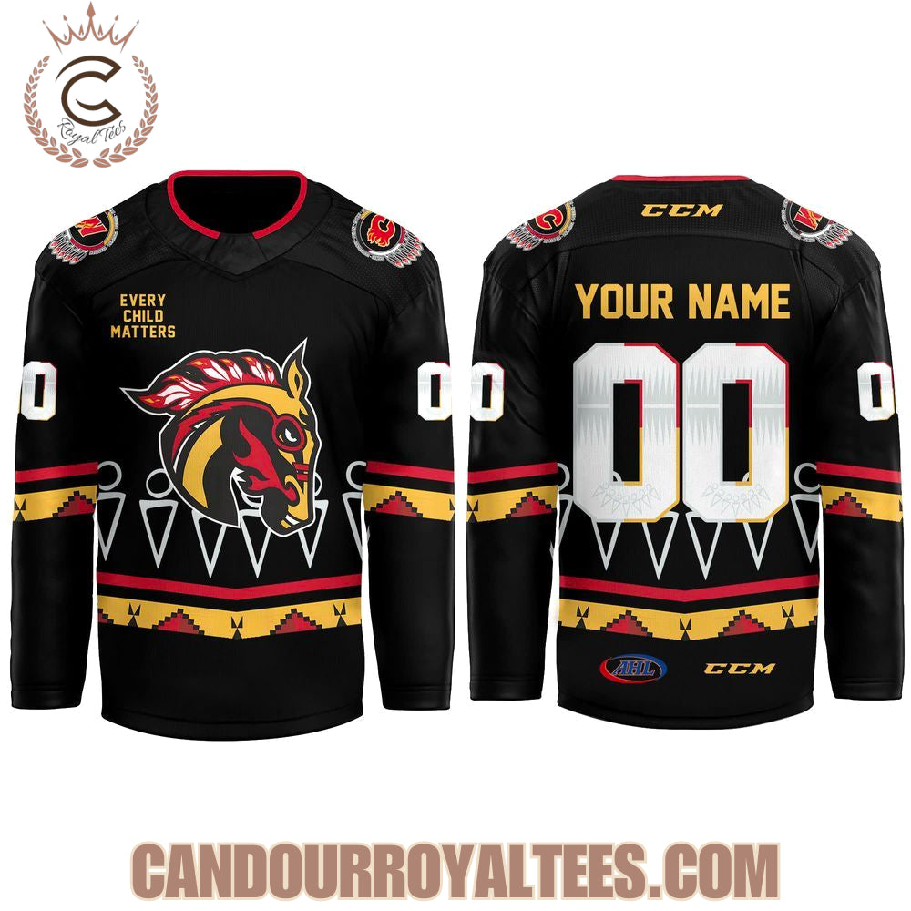 Calgary Wranglers Indigenous Heritage Hockey Jersey