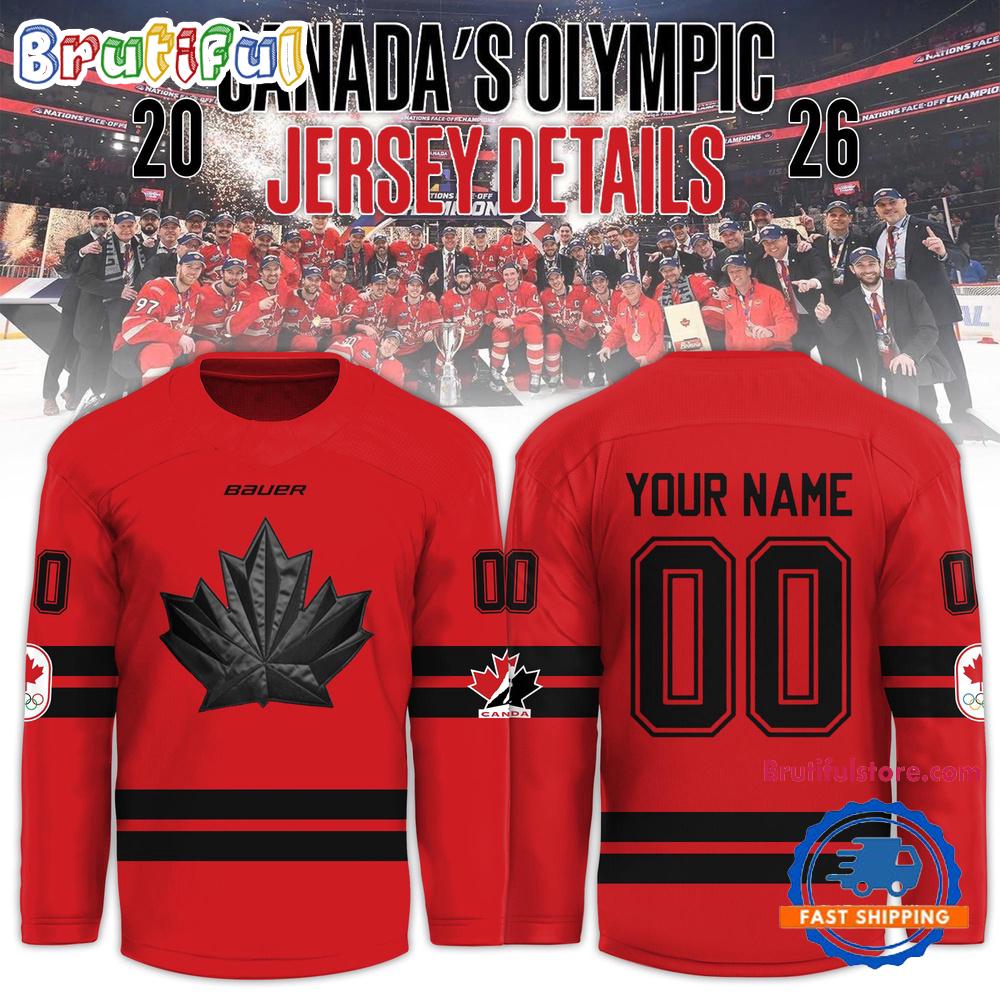 Canada 2026 Olympic Hockey Limited Edition Red Jersey Shirt