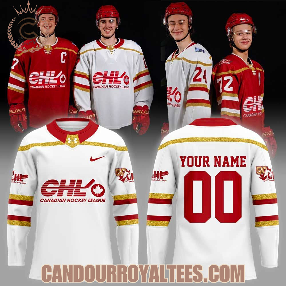 Canadian Hockey League 50Th Celebration White Hockey Jersey