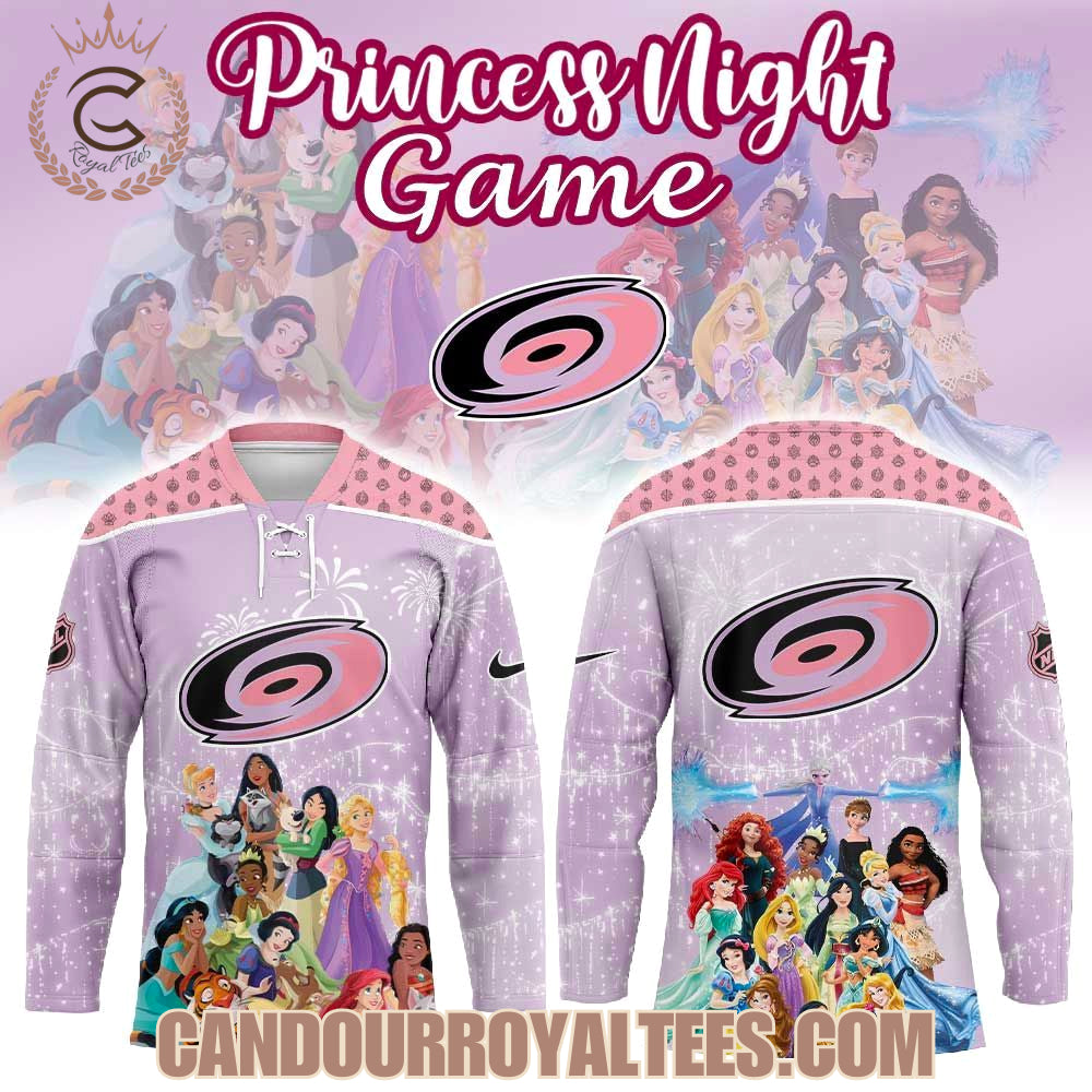 Carolina Hurricanes Disney Princess Game Hockey Jersey