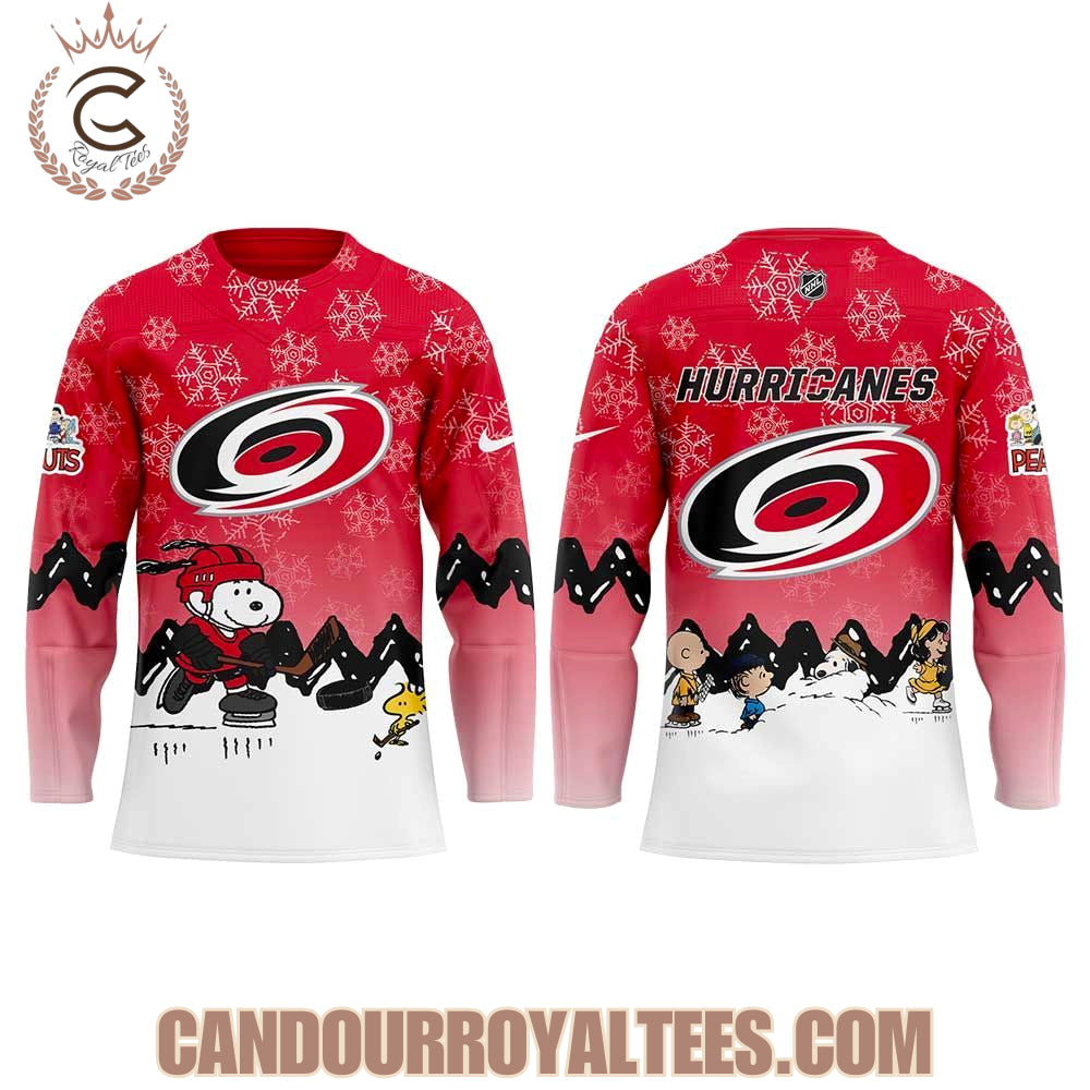Carolina Hurricanes X Snoopy And Peanuts Hockey Jersey
