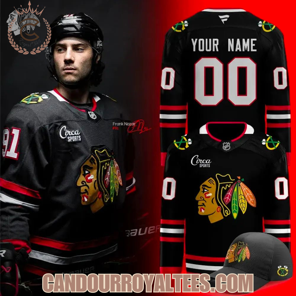 Chicago Blackhawks Back In Black Jersey