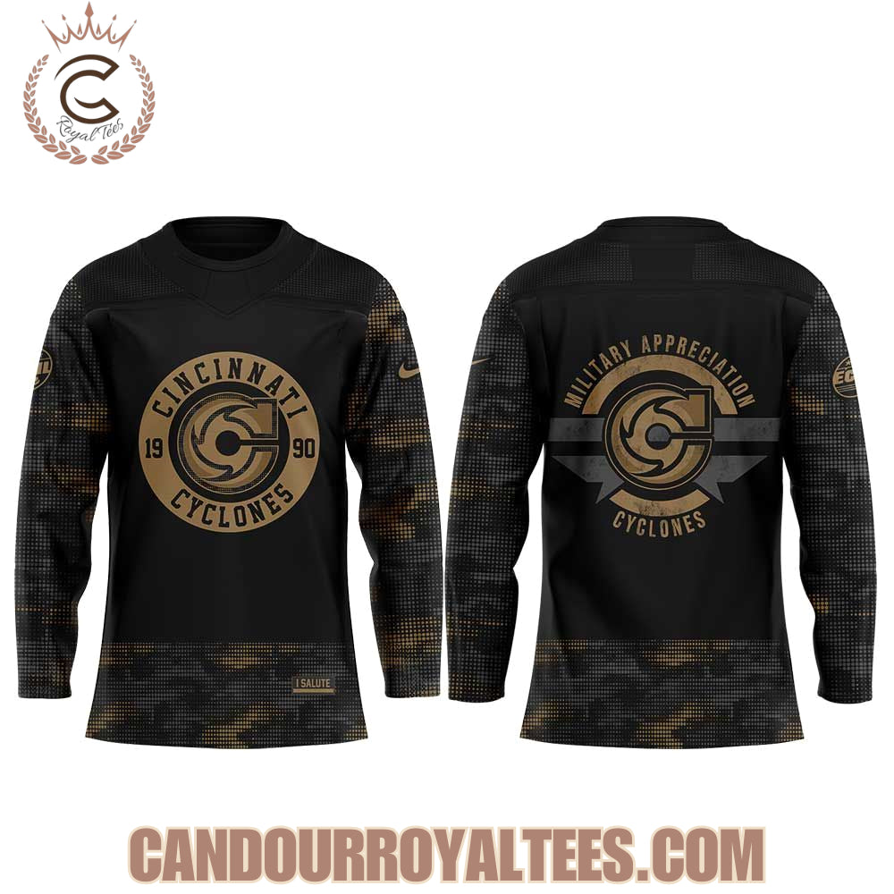 Cincinnati Cyclones X Military Appreciation 2025 Jersey