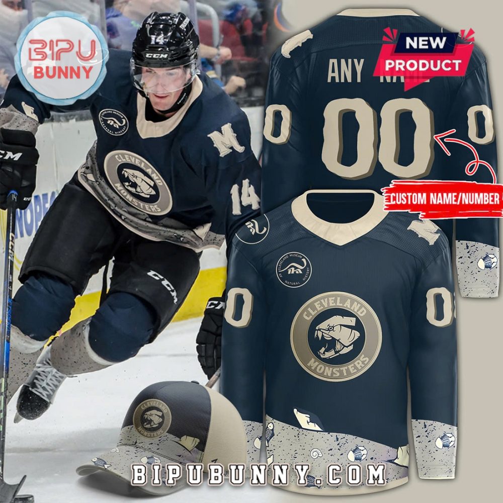 Cleveland Monsters X Fossil Faceoff Hockey Jersey