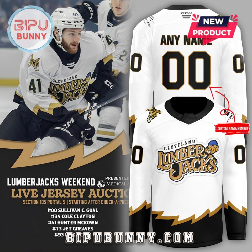 Cleveland Monsters X Lumberjacks Auction Hockey Jersey