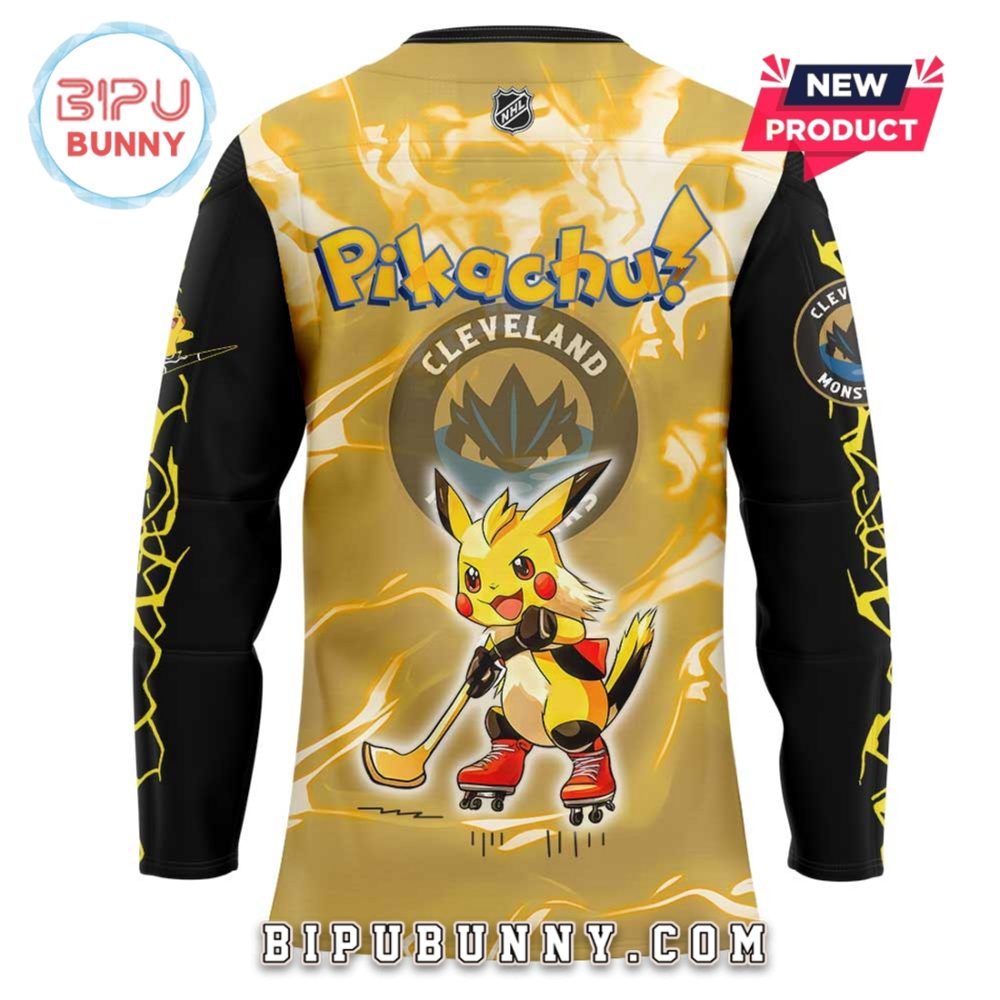 Cleveland Monsters X Pokémon Go Hockey Jersey