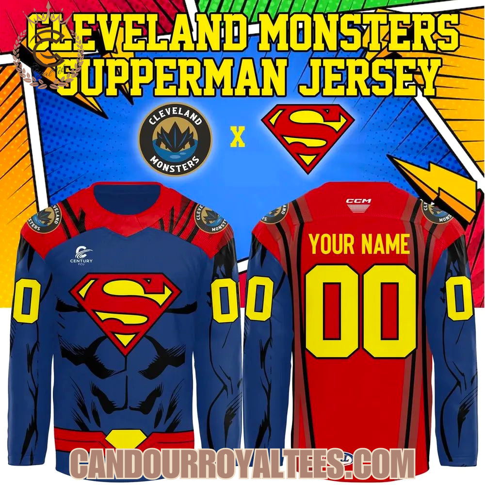 Cleveland Monsters'S Superman Jersey