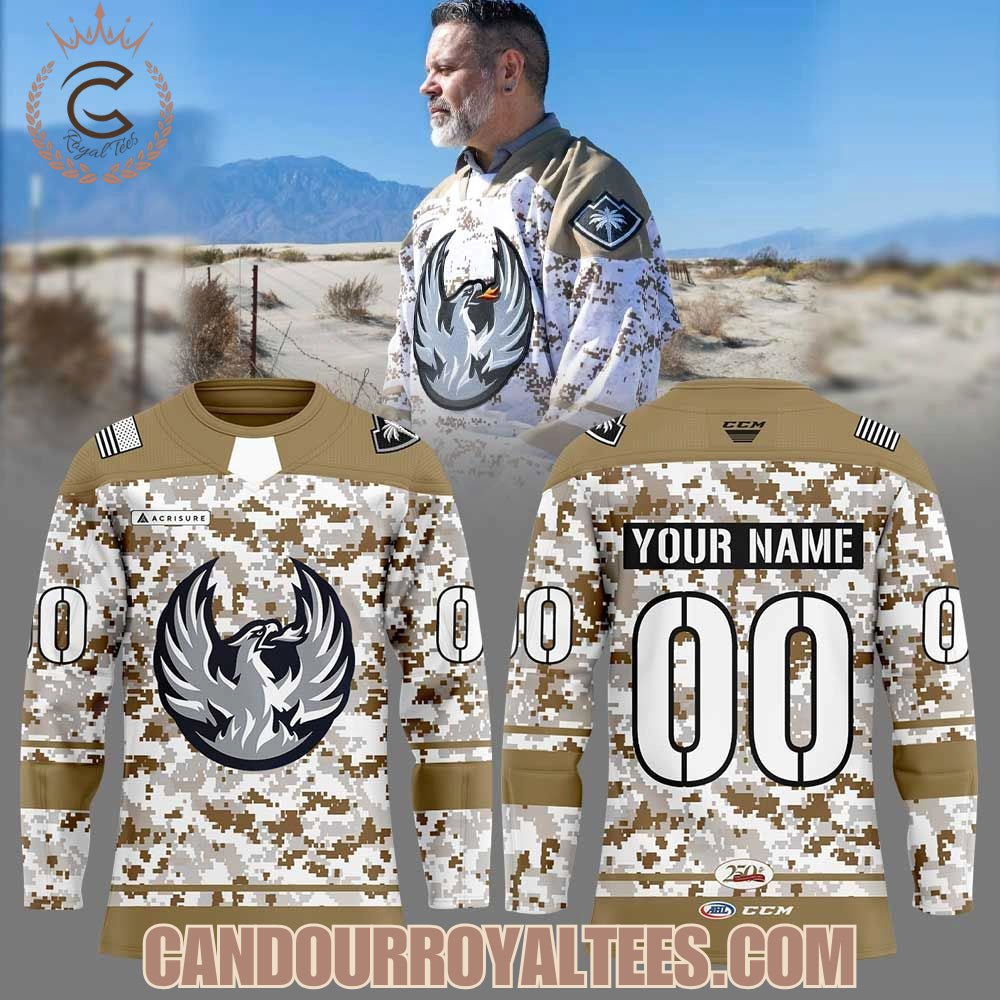 Coachella Valley Firebirds Military Appreciation Night Hockey Jersey