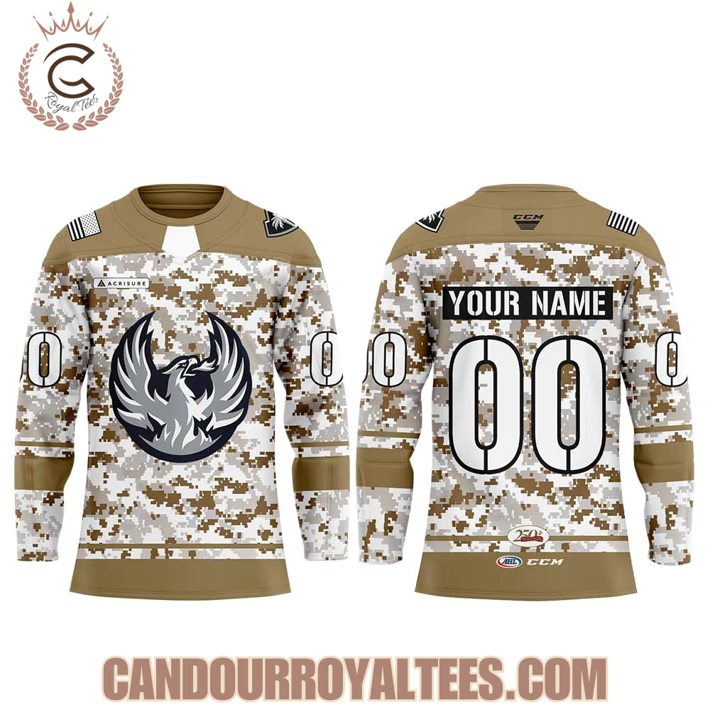 Coachella Valley Firebirds Military Appreciation Night Hockey Jersey