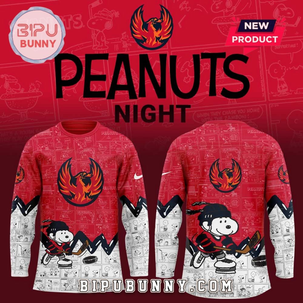 Coachella Valley Firebirds X Peanuts Hockey Jersey