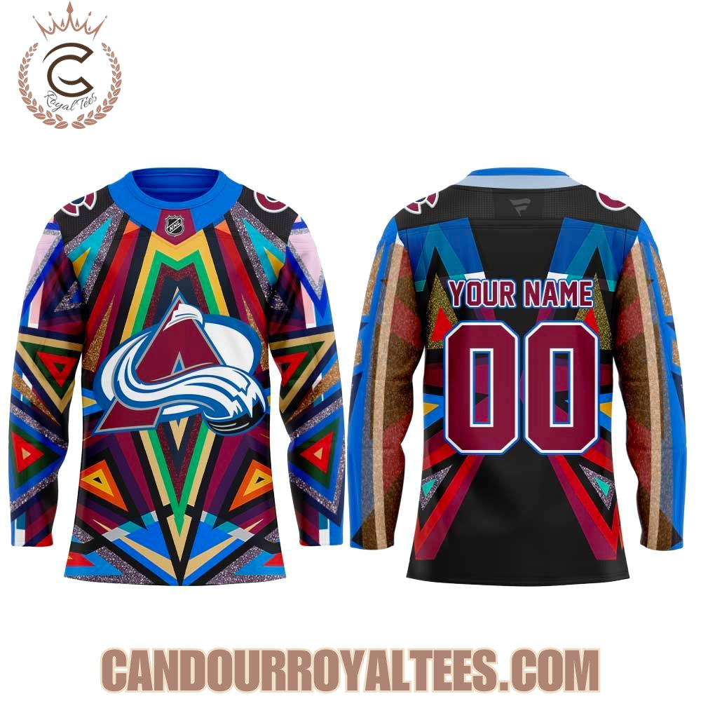 Colorado Avalanche Black Excellence Month 2026 Hockey Jersey