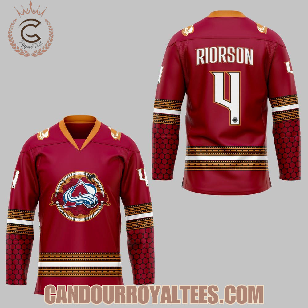 Colorado Avalanche Fourth Wing Night Jersey