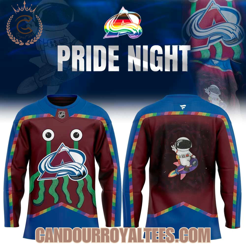 Colorado Avalanche Pride Night 2026 Hockey Jersey