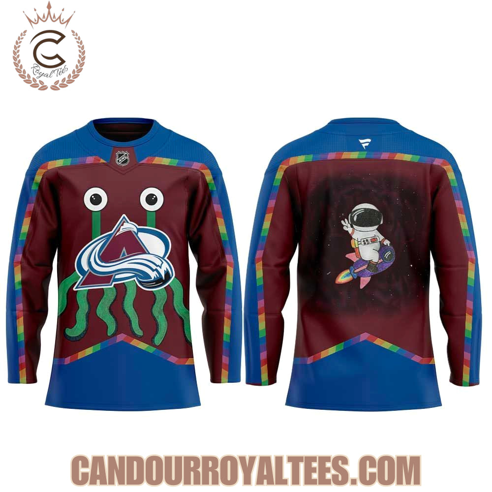 Colorado Avalanche Pride Night 2026 Hockey Jersey