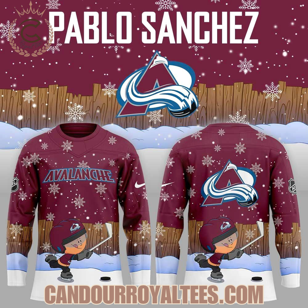 Colorado Avalanche X Pablo Sanchez Hockey Jersey