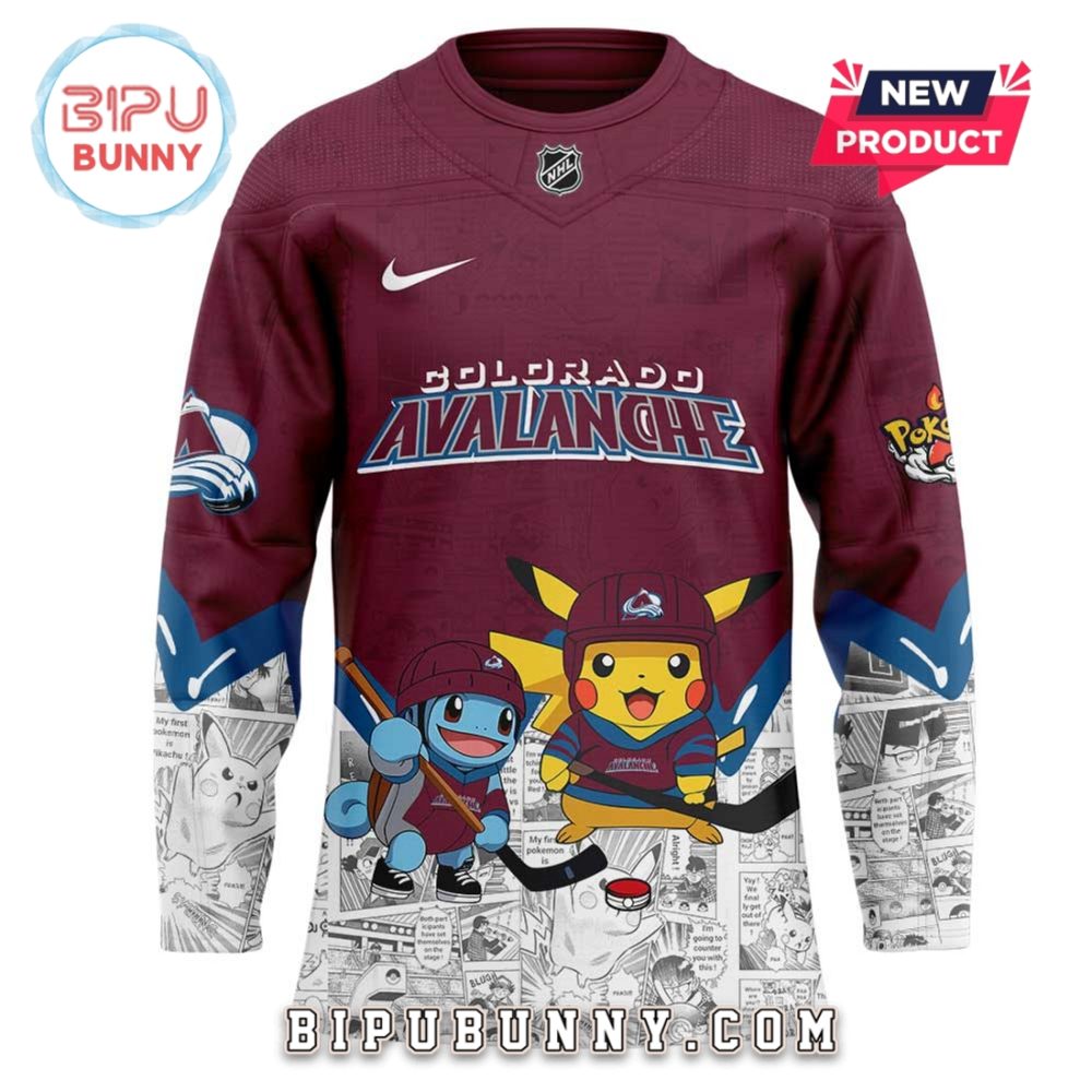 Colorado Avalanche X Pokémon Hockey Jersey