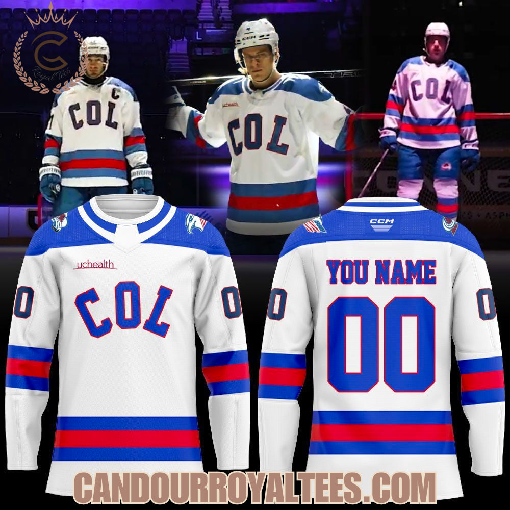 Colorado Eagles Introducing Our Usa Hockey Themed Jerseys For Usa Hockey Night Hockey Jersey