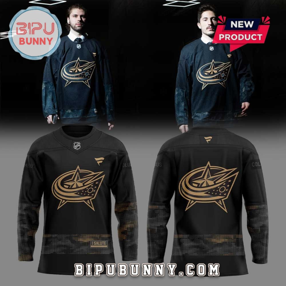 Columbus Blue Jackets Military Appreciation Night Hockey Jersey