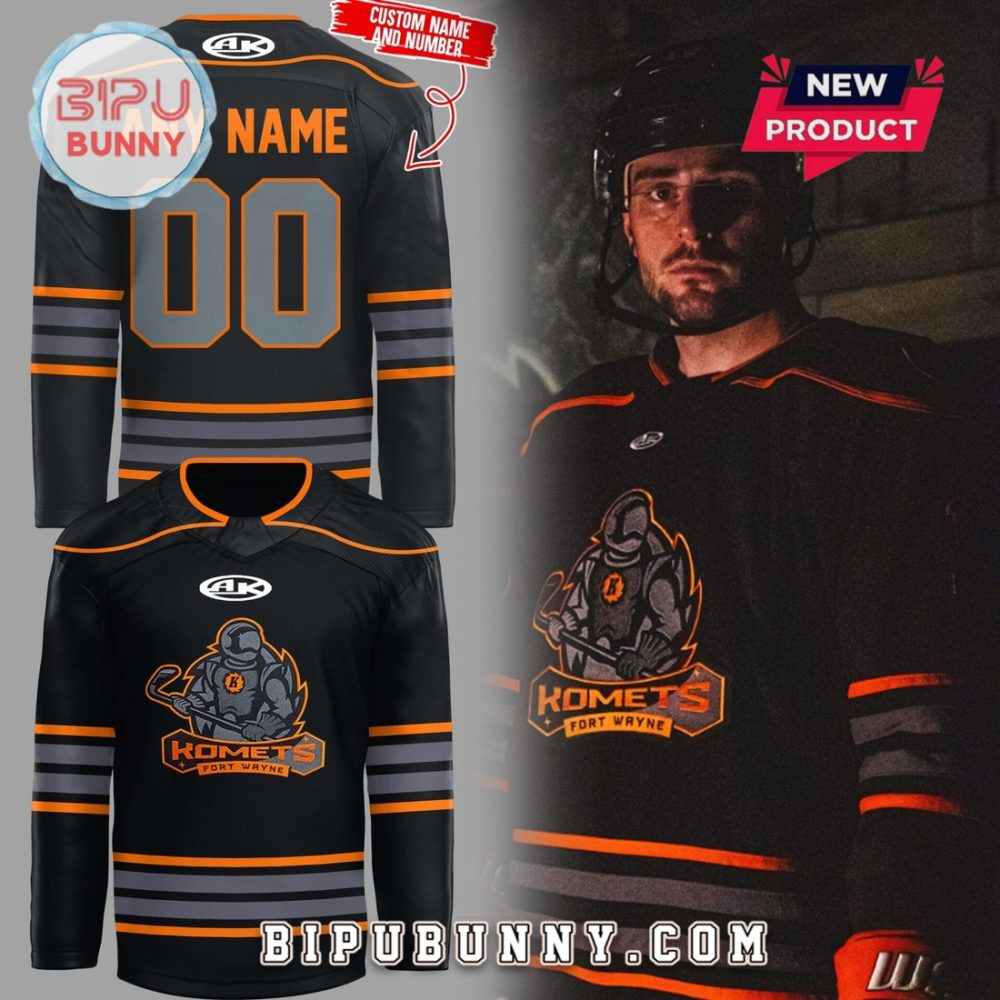 Custom Fort Wayne Komets Echl 2025 Hockey Jersey