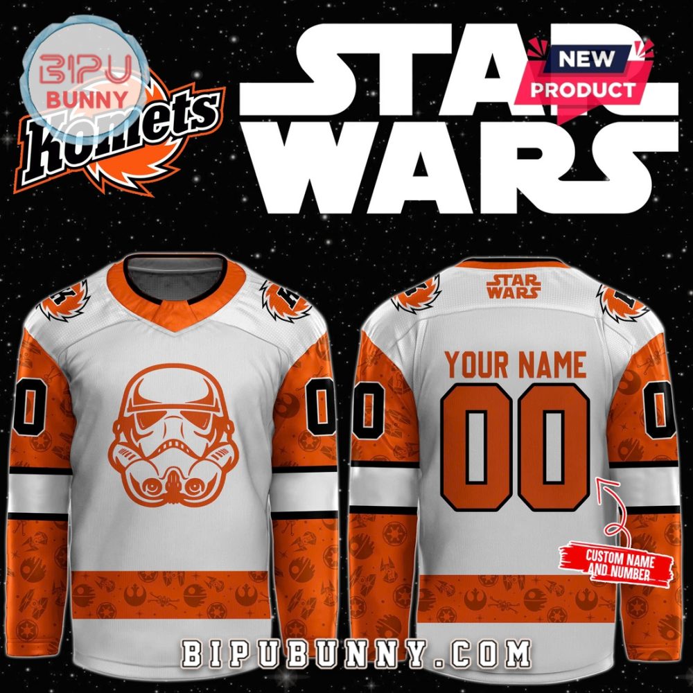 Custom Fort Wayne Komets X Star Wars Night Hockey Jersey