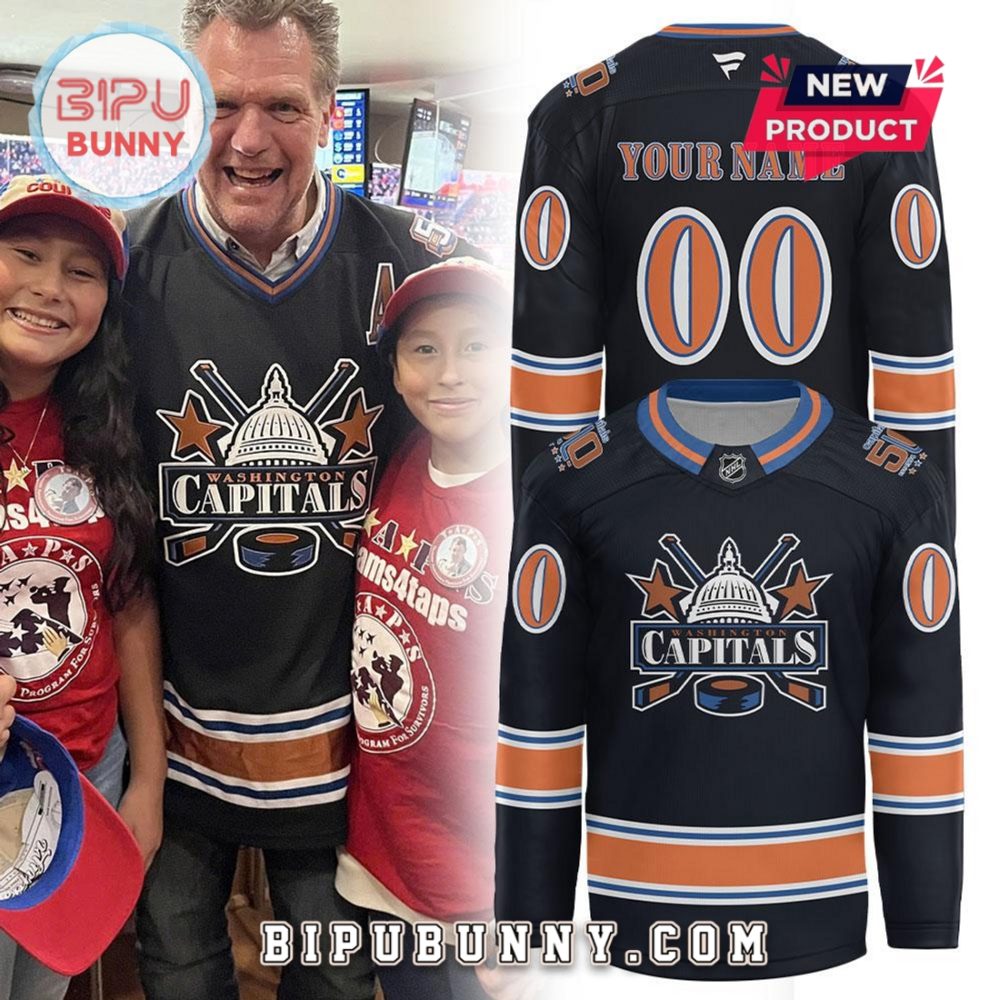 Custom Washington Capitals 50Th Anniversary Hockey Jersey