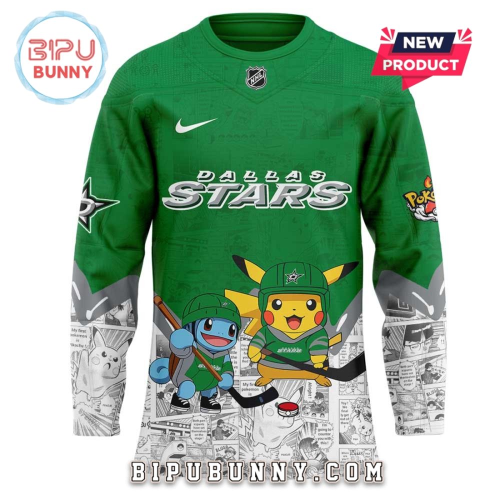 Dallas Stars X Pokémon 2025 Hockey Jersey