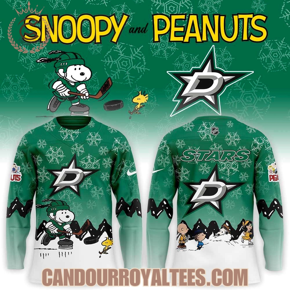 Dallas Stars X Snoopy And Peanuts Jersey