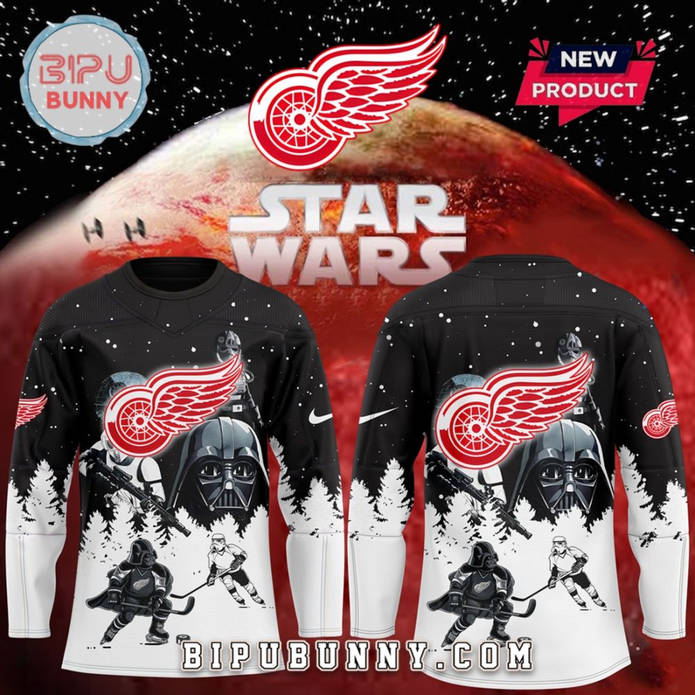 Detroit Red Wings 2025 Star Wars Hockey Jersey