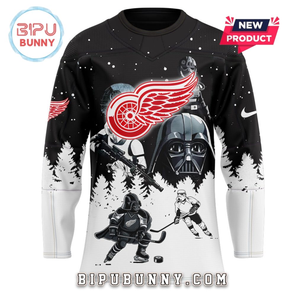 Detroit Red Wings 2025 Star Wars Hockey Jersey