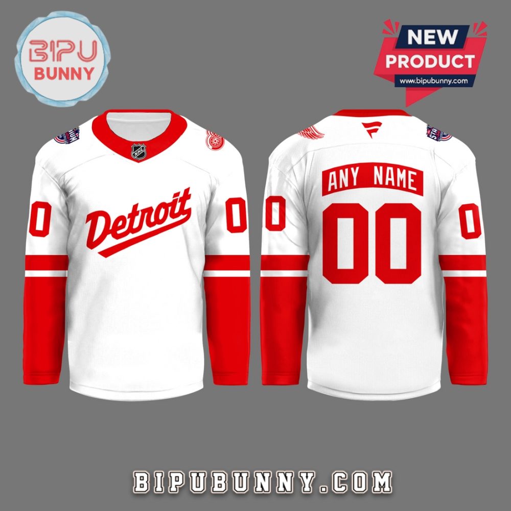 Detroit Red Wings Custom 2025 Stadium Series Hockey Jersey