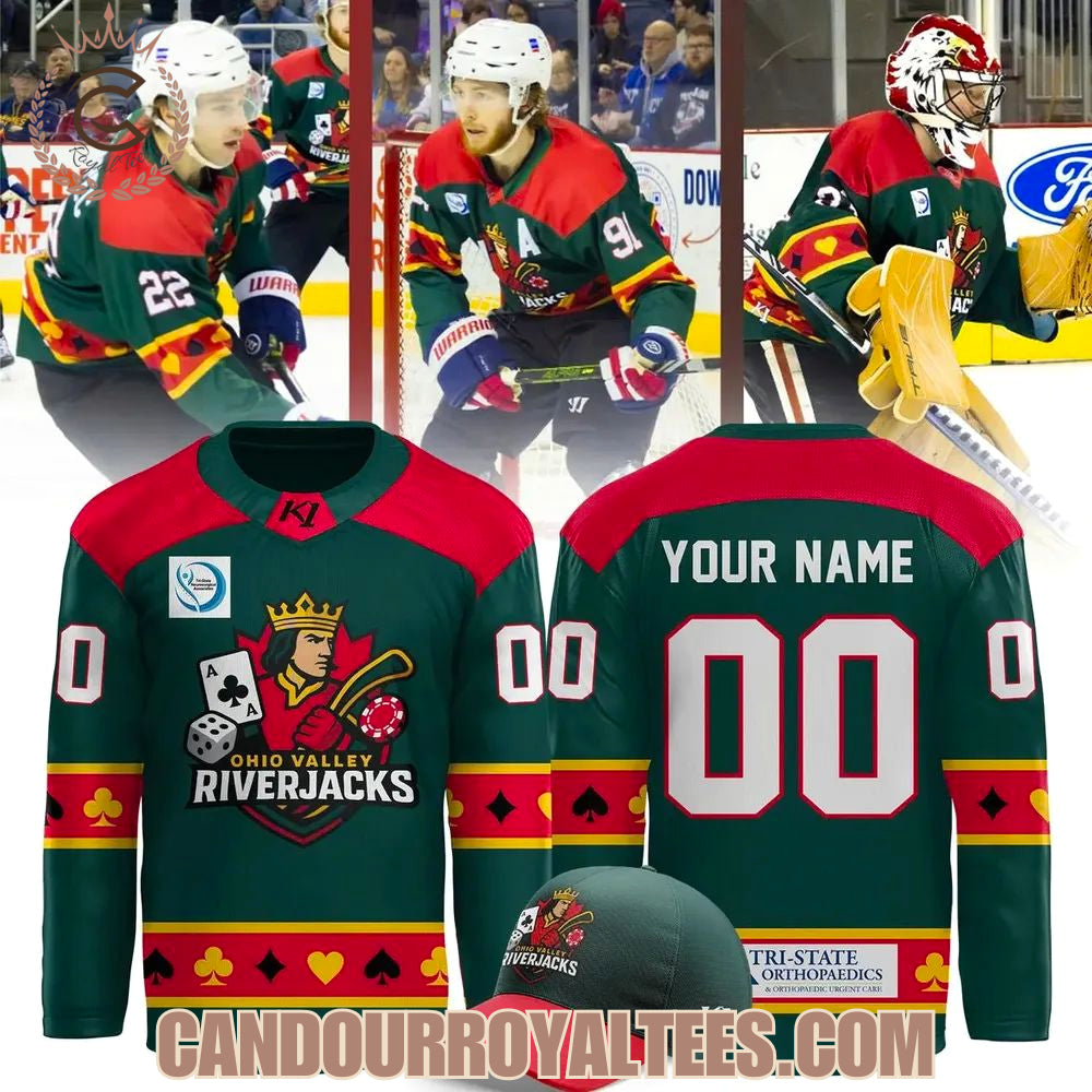 Evansville Thunderbolts Ohio Valley Riverjacks 2026 Hockey Jersey