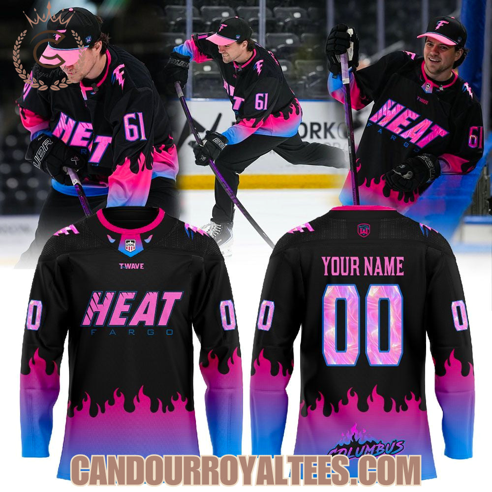 Fargo Force Introducing The Fargo Heat Hockey Jersey