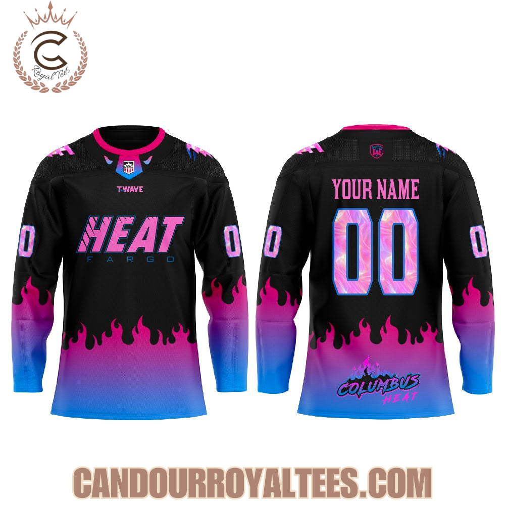 Fargo Force Introducing The Fargo Heat Hockey Jersey