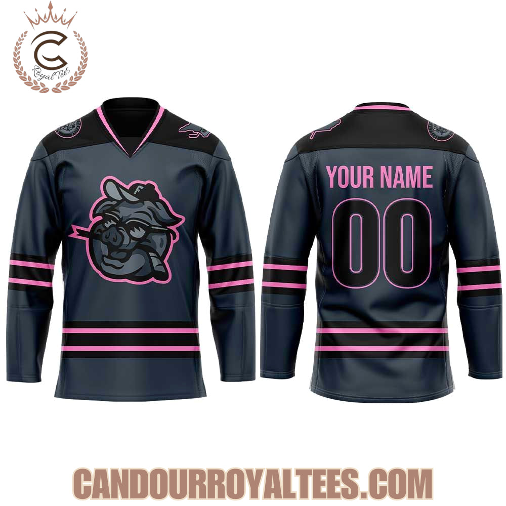 Fayetteville Marksmen Fatbacks Mode Uniform Hockey Jersey