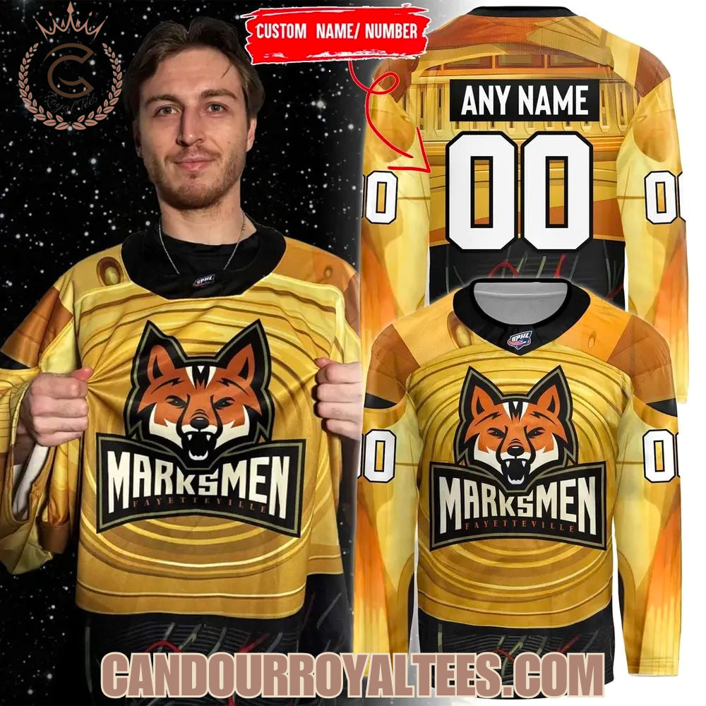 Fayetteville Marksmen X 2026 Star Wars Night Jersey
