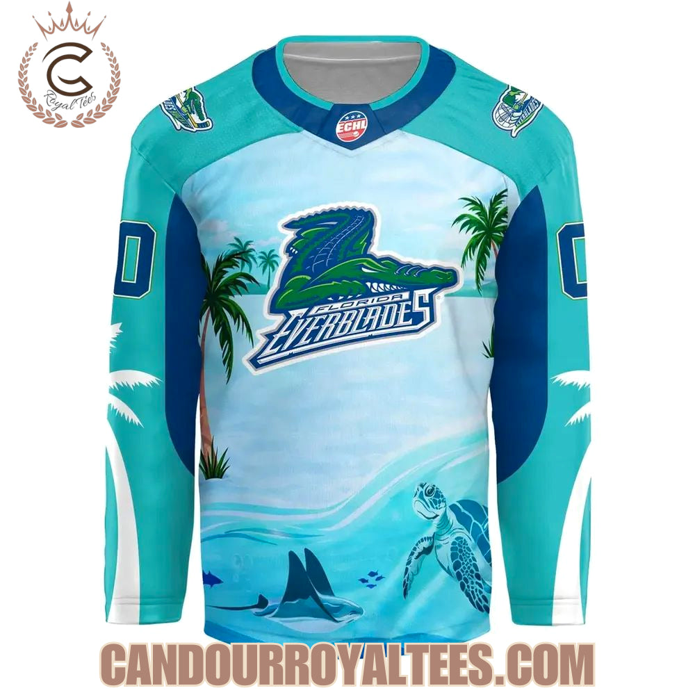 Florida Everblades 239 Away Jersey
