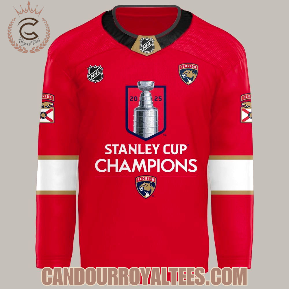 Florida Panthers Champion Nhl Stanley Cup 2025 Jersey