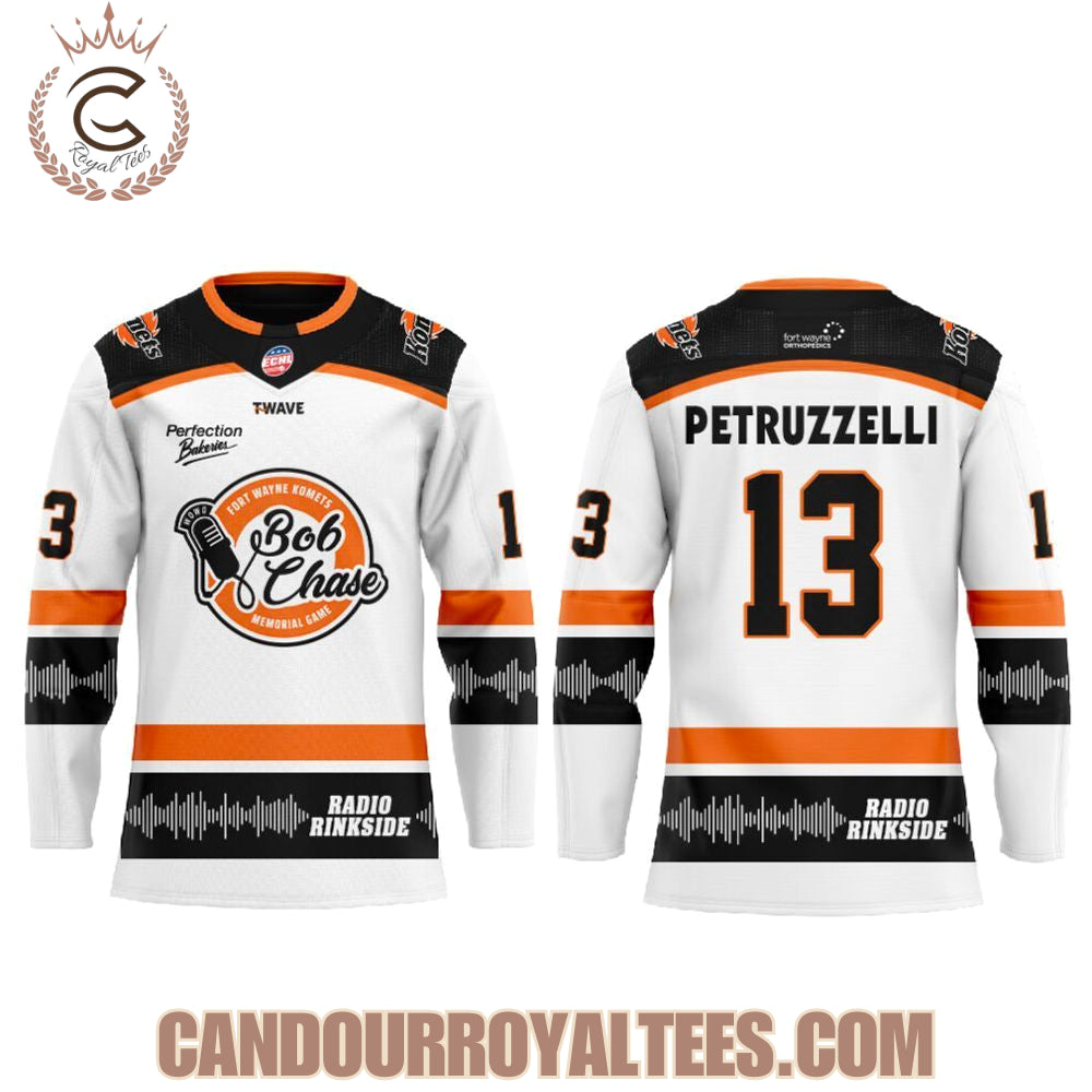 Fort Wayne Komets Bob Chase Memorial Game 2025 Combo Hockey Jersey