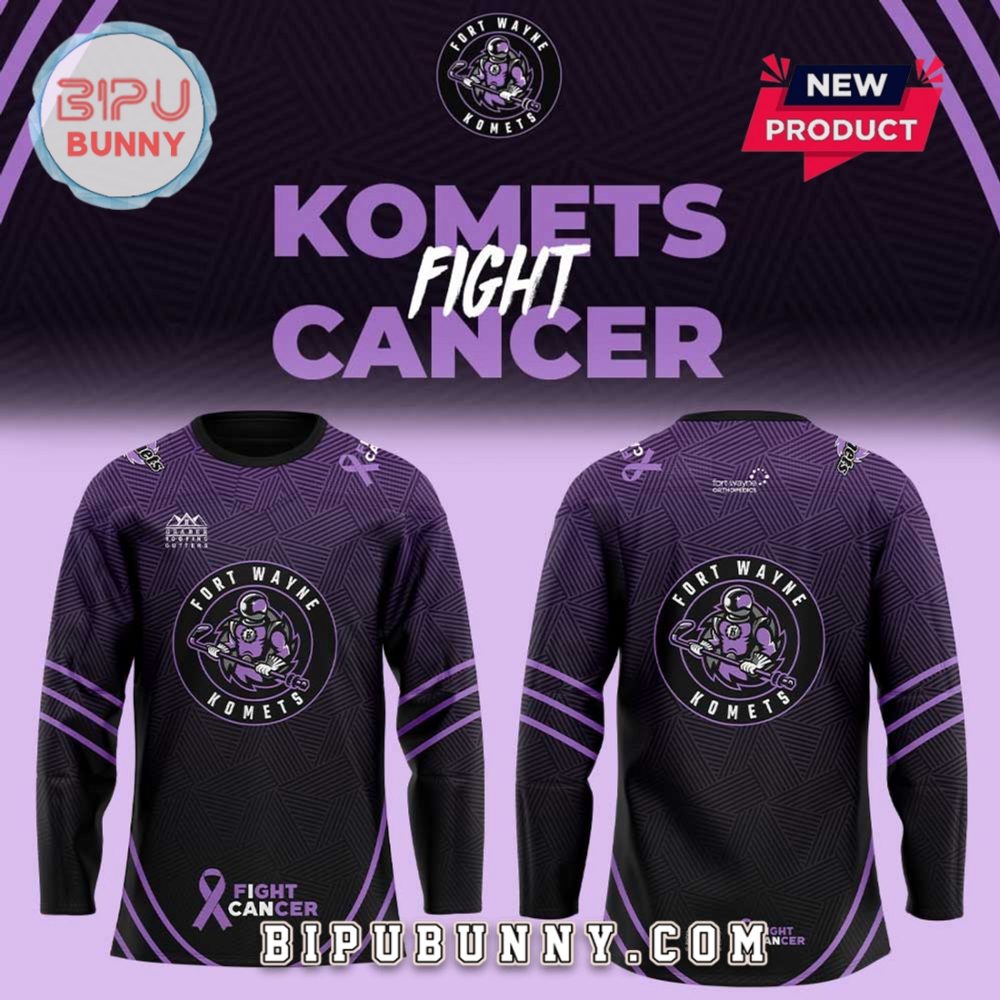 Fort Wayne Komets Fight Cancer Night Hockey Jersey