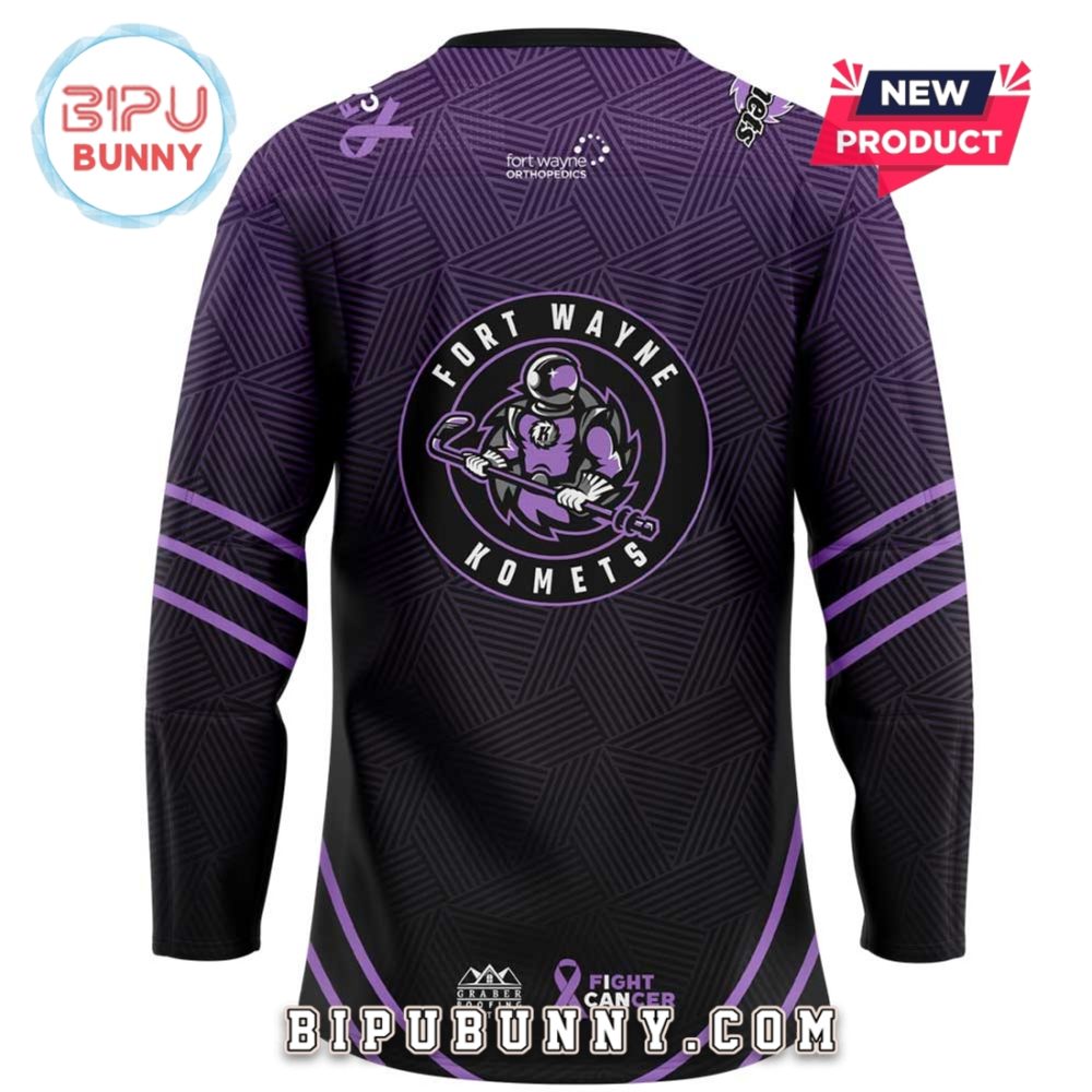 Fort Wayne Komets Fight Cancer Night Hockey Jersey
