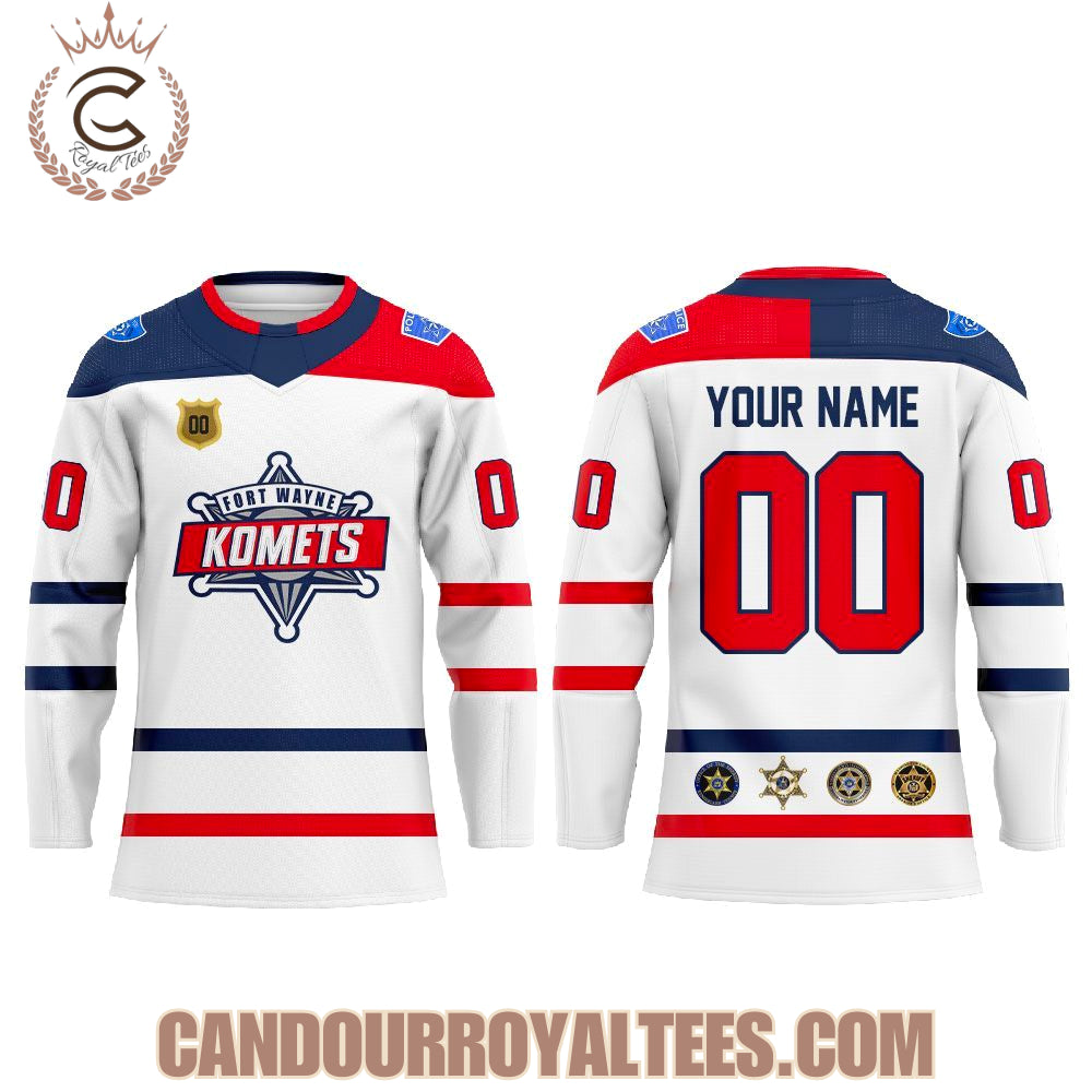 Fort Wayne Komets Law Enforcement Night Hockey Jersey