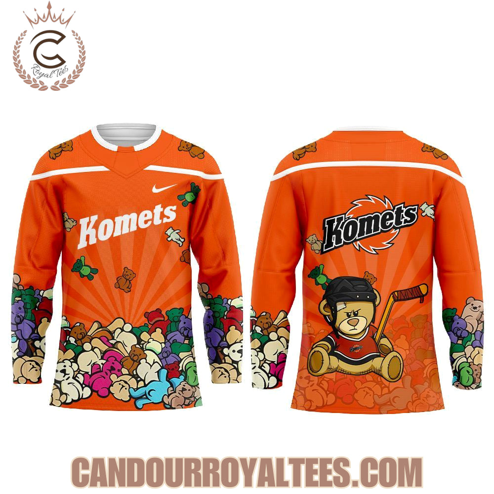 Fort Wayne Komets Teddy Bear Toss Night 2025 Hockey Jersey