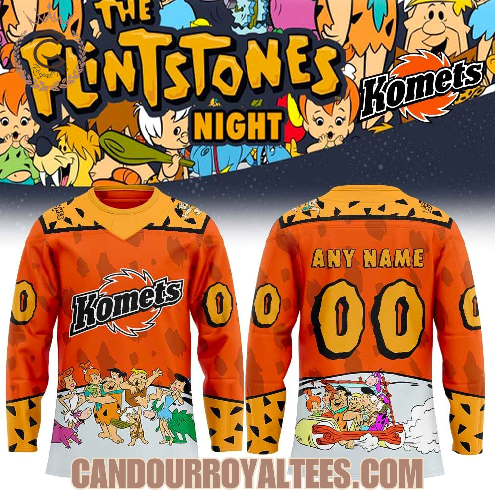 Fort Wayne Komets The Flintstone Night Hockey Jersey