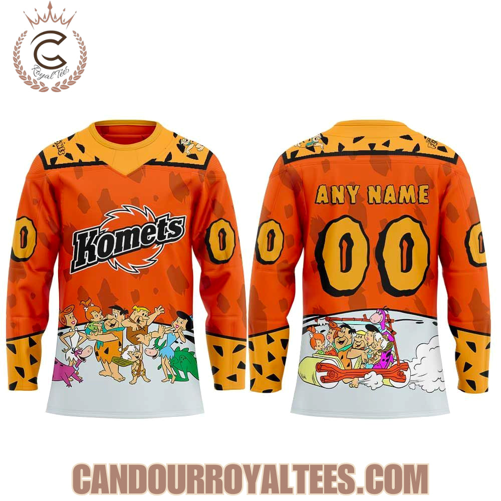 Fort Wayne Komets The Flintstone Night Hockey Jersey