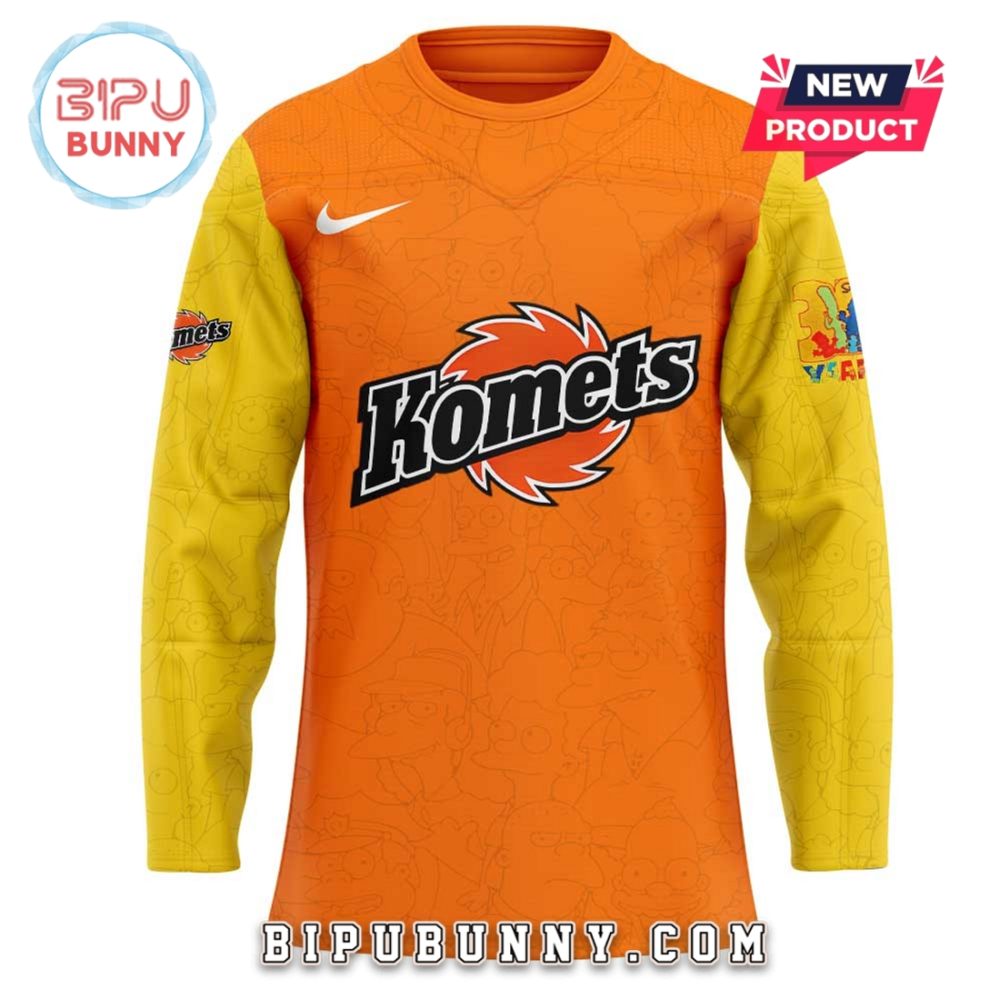 Fort Wayne Komets X 35Th The Simpsons Hockey Jersey